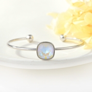 Show details for Sparkly Small Swarovski Element Cuff Bangle