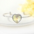 Picture of Eye-Catching White Swarovski Element Fashion Bangle with Member Discount