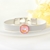 Picture of Inexpensive Gold Plated Swarovski Element Fashion Bangle from Reliable Manufacturer