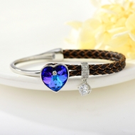 Show details for Beautiful Swarovski Element Small Fashion Bangle
