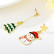 Show details for Copper or Brass Cubic Zirconia Dangle Earrings from Certified Factory