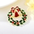 Picture of Fast Selling Red Holiday Brooche with Wow Elements