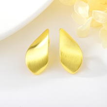 Show details for Hypoallergenic Gold Plated Dubai Stud Earrings