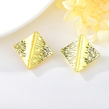 Show details for Zinc Alloy Gold Plated Stud Earrings from Certified Factory
