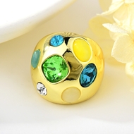 Show details for Zinc Alloy Gold Plated Fashion Ring from Certified Factory