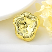 Show details for Delicate Big Gold Plated Fashion Ring