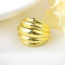 Show details for Great Value Gold Plated Big Fashion Ring at Factory Price