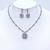 Picture of Irresistible White Copper or Brass 2 Piece Jewelry Set As a Gift