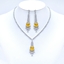 Show details for Beautiful Cubic Zirconia Luxury 2 Piece Jewelry Set