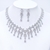 Picture of Luxury Platinum Plated 2 Piece Jewelry Set with Full Guarantee