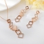 Show details for New Opal Rose Gold Plated 2 Piece Jewelry Set