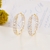 Picture of Hot Selling White Cubic Zirconia Big Hoop Earrings from Top Designer
