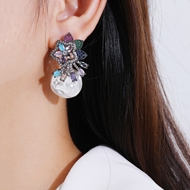 Picture of Staple Big Colorful Dangle Earrings