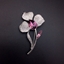 Show details for Pretty Swarovski Element Flowers & Plants Brooche