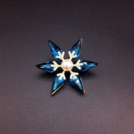 Show details for Snowflake Swarovski Element Brooche at Super Low Price