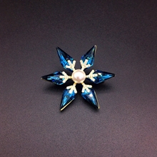 Show details for Snowflake Swarovski Element Brooche at Super Low Price