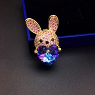 Show details for Love & Heart Copper or Brass Brooche From Reliable Factory