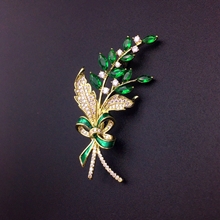 Show details for Most Popular Cubic Zirconia Gold Plated Brooche