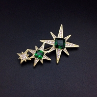Show details for Star Copper or Brass Brooche Shopping