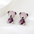 Picture of Fast Selling Purple Small Dangle Earrings For Your Occasions