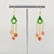 Picture of Buy Gold Plated natural stone Dangle Earrings with Wow Elements