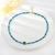 Picture of Purchase Gold Plated Blue Short Chain Necklace with Wow Elements