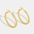 Picture of Delicate Gold Plated Small Hoop Earrings with 3~7 Day Delivery