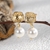 Picture of Featured White Small Dangle Earrings with Full Guarantee
