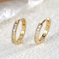 Picture of Hot Selling White Cubic Zirconia Small Hoop Earrings from Top Designer