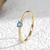 Picture of Pretty Artificial Crystal Small Fashion Ring