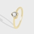 Picture of Designer Gold Plated Love & Heart Fashion Ring with Easy Return