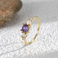 Picture of Copper or Brass Purple Fashion Ring at Great Low Price