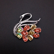 Show details for Featured Colorful swan Brooche from Reliable Manufacturer