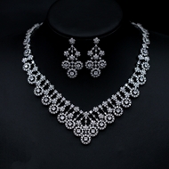 Show details for Charming White Big 2 Piece Jewelry Set As a Gift