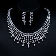 Show details for Popular Cubic Zirconia Luxury 2 Piece Jewelry Set