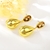 Picture of Famous Big Gold Plated Dangle Earrings