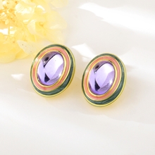 Show details for Bulk Gold Plated Zinc Alloy Big Stud Earrings Exclusive Online