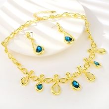 Show details for Fashion Opal Zinc Alloy 2 Piece Jewelry Set