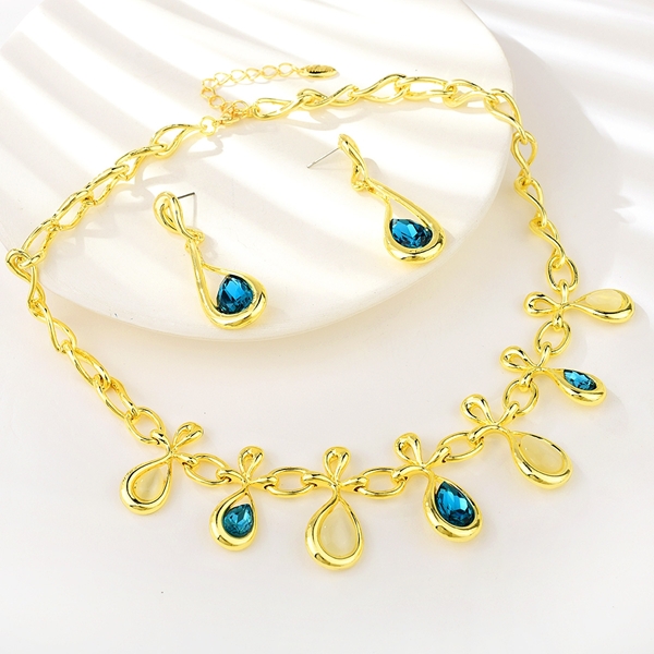 Picture of Fashion Opal Zinc Alloy 2 Piece Jewelry Set