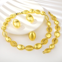 Show details for Fashionable Dubai Big 4 Piece Jewelry Set