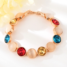 Show details for New Opal Rose Gold Plated Fashion Bracelet