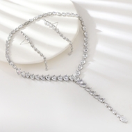 Show details for Buy Luxury Platinum Plated 2 Piece Jewelry Set with Fast Shipping