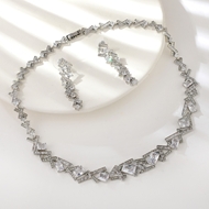 Show details for Irresistible White Big 2 Piece Jewelry Set As a Gift