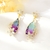 Picture of Luxury Colorful Dangle Earrings with Full Guarantee