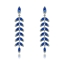 Show details for Shop Platinum Plated Big Dangle Earrings