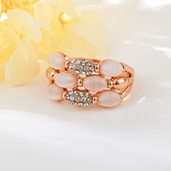 Show details for Pretty Opal Rose Gold Plated Fashion Ring Show details for Pretty Opal Rose Gold Plated Fashion Ring