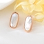 Show details for Classic Rose Gold Plated Stud Earrings with Speedy Delivery