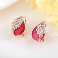 Show details for Modern Design Concise Opal (Imitation) Stud