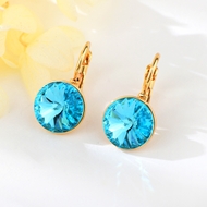 Show details for 12 mm Swarovski Element Crystal Satellite Diamond Earrings