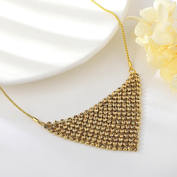 Picture of Featured Yellow Swarovski Element Short Statement Necklace at Factory Price